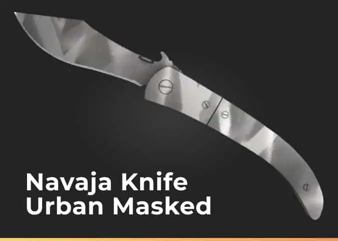 navaja cuchillo urbano enmascarado