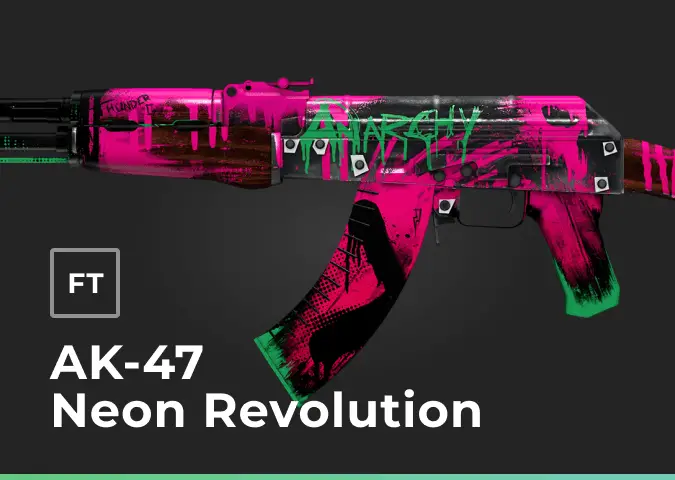 ak 47 neon revolution probado en campo