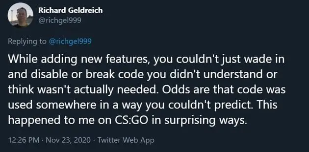 CS: GO, ex desarrollador de Valve critica el 