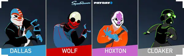 payday2_speedrunners_personajes