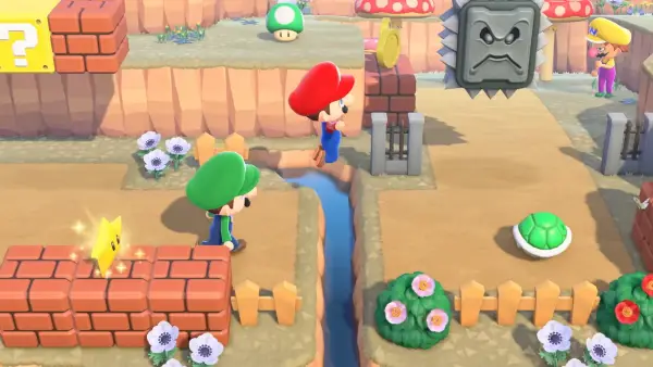 Animal Crossing Mario Como conseguir objetos de Mario