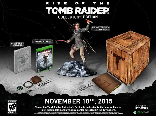 Edicion de coleccionista de Rise of the Tomb Raider Xbox
