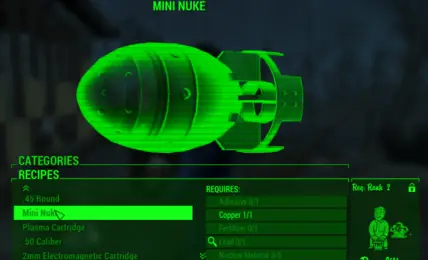 Este es un buen mod de municion artesanal de Fallout