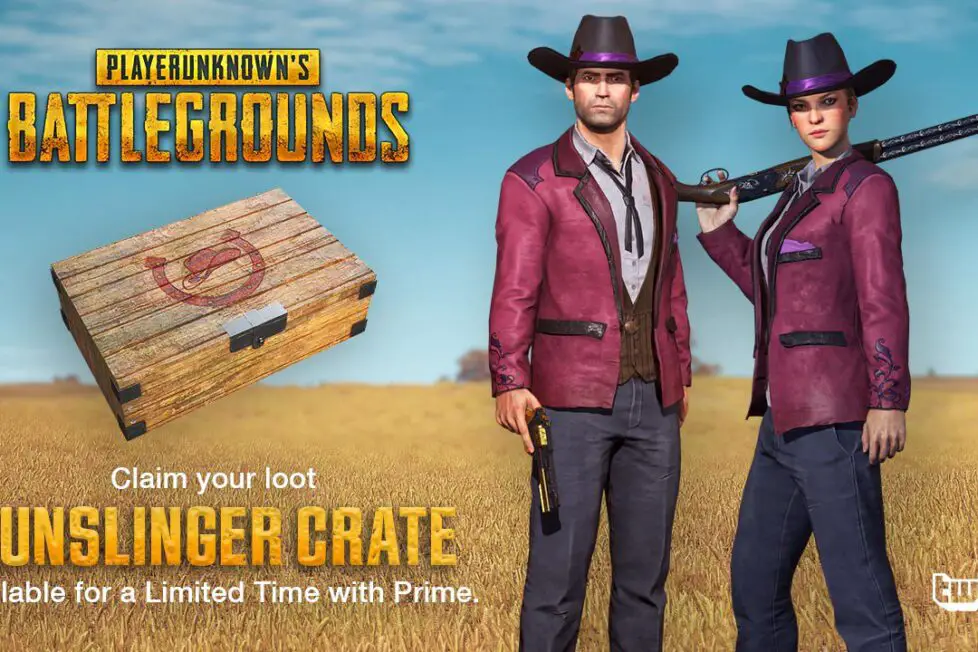 Gunslinger Crate es la ultima caja de PUBG para miembros