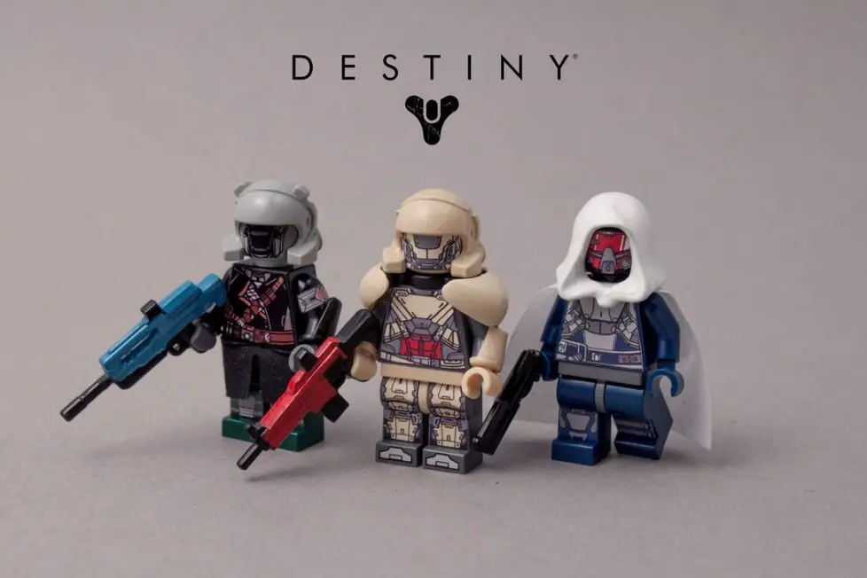 Las minifiguras de Destiny Lego son impresionantes