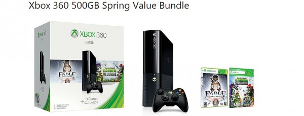 Los Value Bundles de Xbox 360 Primavera 2015 ya estan