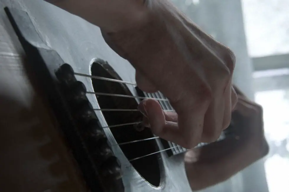 Portada de guitarra de The Last of Us 2 miranos