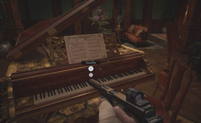 Resident Evil Country Piano Puzzle Como tocar notas en