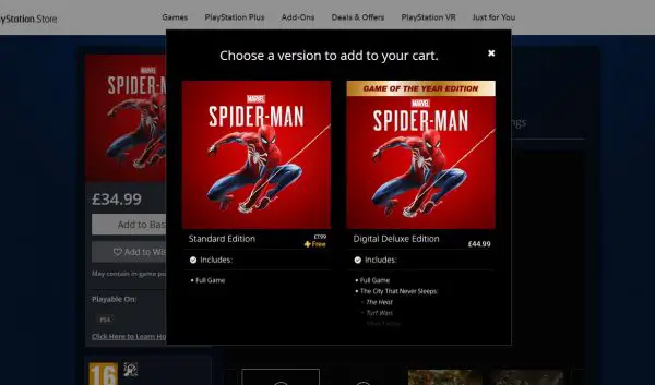 Spider Man aparece en PlayStation Store de forma gratuita puede estar