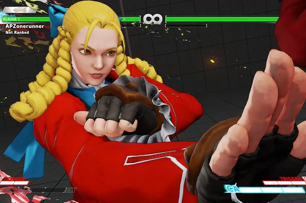 Street Fighter 5 Lista de acciones de Karin