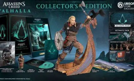 Assassins Creed Valhalla Collectors Edition viene con una estatua gigante