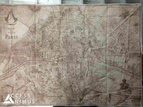 Es este un mapa del juego para Assassins Creed Unity