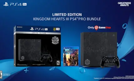 Esta edicion limitada de Kingdom Hearts 3 PS4 Pro es