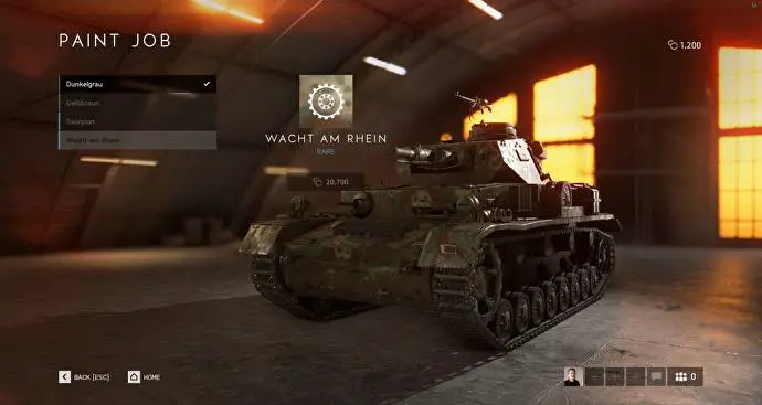 Los jugadores de Battlefield 5 finalmente pueden personalizar sus tanques
