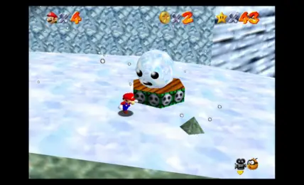 Super Mario 64 La estrella de la montana genial