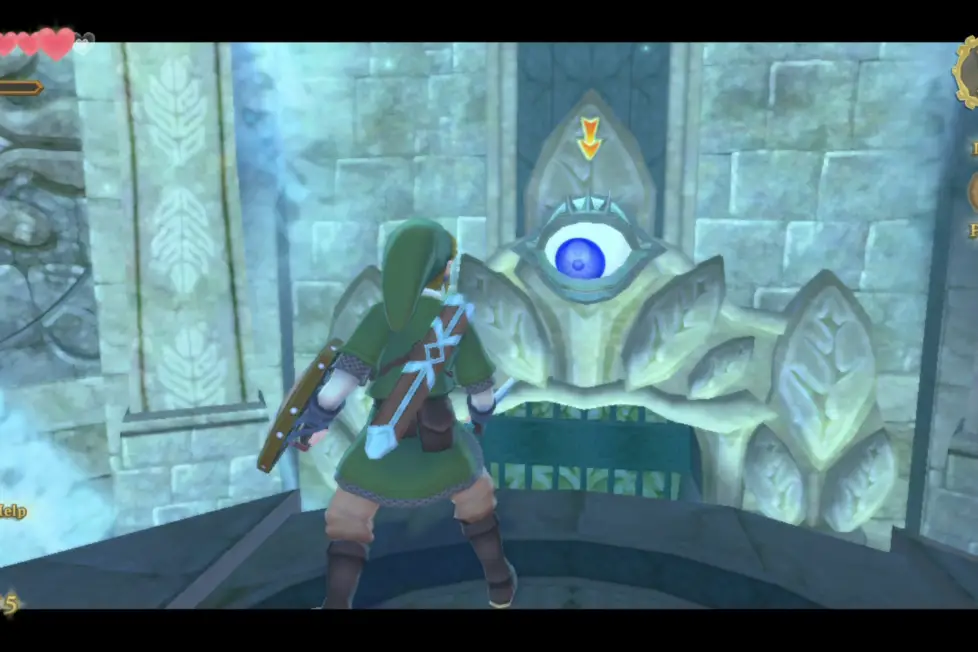 Zelda Sky Sword Como abrir los ojos Rompecabezas