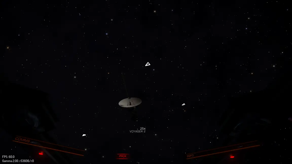 Ubicación de Elite Dangerous Voyager 2 