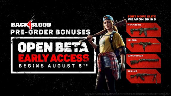 Back 4 Blood fecha de lanzamiento pedidos anticipados juego cruzado