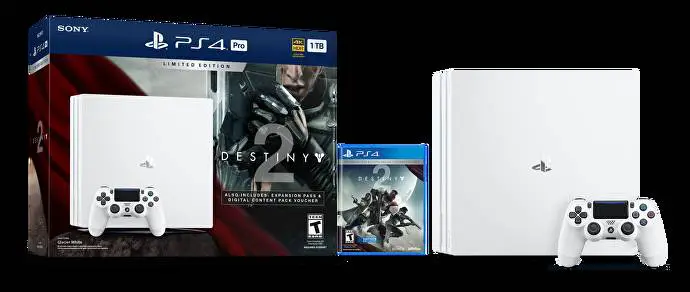 Destiny 2 obtiene un paquete Glacier White PS4 Pro de