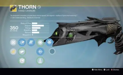 Destiny Rise of the Iron Thorn Exotic Quest Como