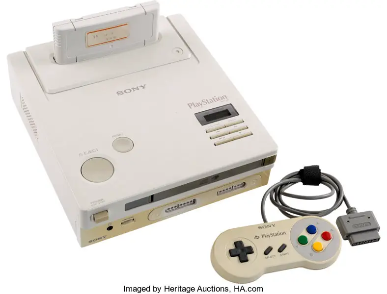 El prototipo de CD ROM de Nintendo PlayStation Super NES se