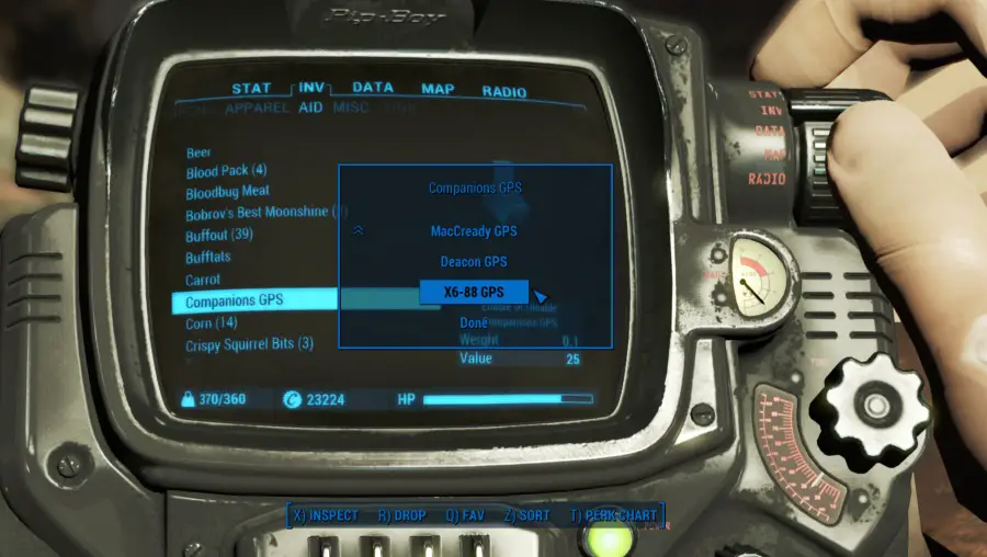 Fallout 4 mod te permite rastrear a tus companeros usando