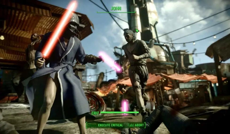 Fallout 4 se encuentra con Star Wars con este mod
