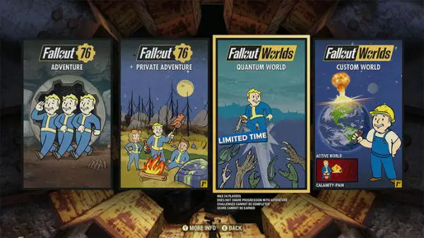 Fallout 76 obtiene servidores personalizados como parte de su suscripcion