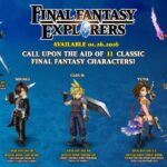 Invoca a 11 personajes clasicos en Final Fantasy Explorers