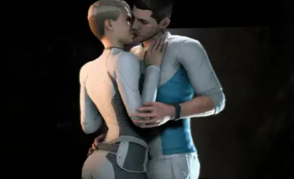 Mass Effect Escena romantica de Andromeda mira a Scott y