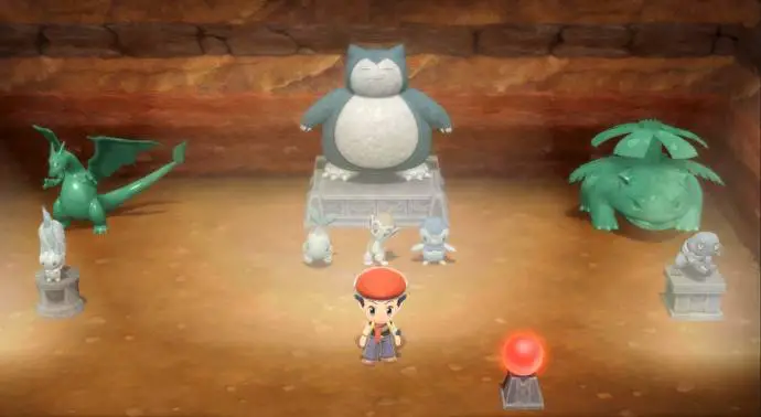 Pokemon Brilliant Diamond Shining Pearl Grand Underground excavacion estatuas
