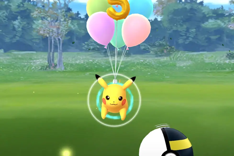 Pokemon Go Flying Pikachu Como atrapar a Pikachu globo del