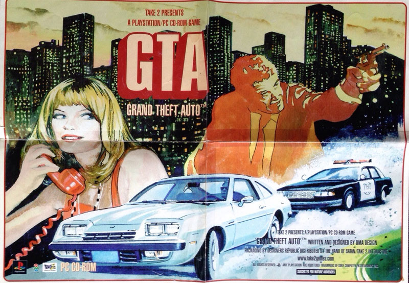 Recuerdas el poster original de GTAfrio