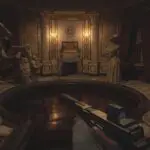 Solucion de rompecabezas de estatua de bano en Resident Evil