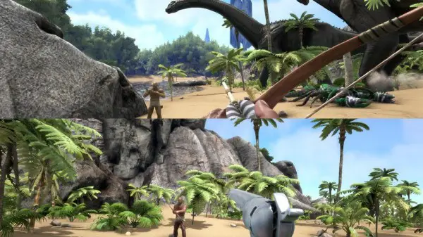 Ark Survival Evolved agregara una cooperativa local de pantalla dividida