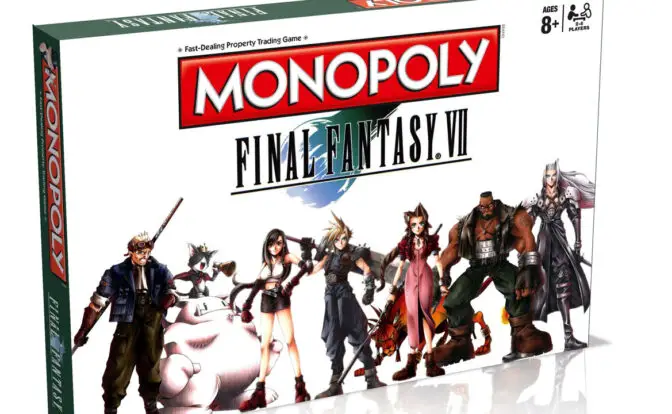 Asi es el monopolio con licencia de Final Fantasy 7