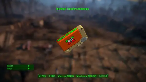El mod de Fallout 4 te permite exportar asentamientos y