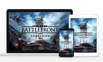 La aplicacion complementaria de Star Wars Battlefront ahora esta disponible