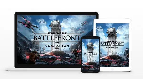 La aplicacion complementaria de Star Wars Battlefront ahora esta disponible