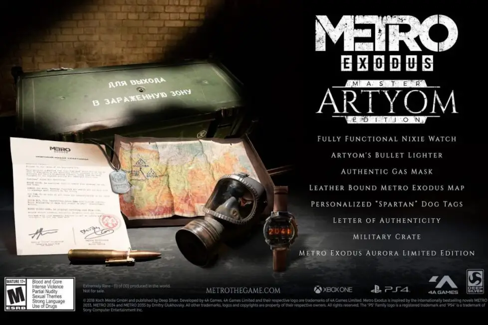 No puedes comprar Metro Exodus Artyom Custom Editions pero puedes