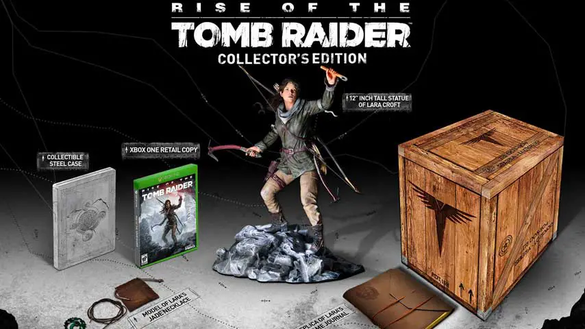 Rise of the Tomb Raider Collectors Edition esta lleno de