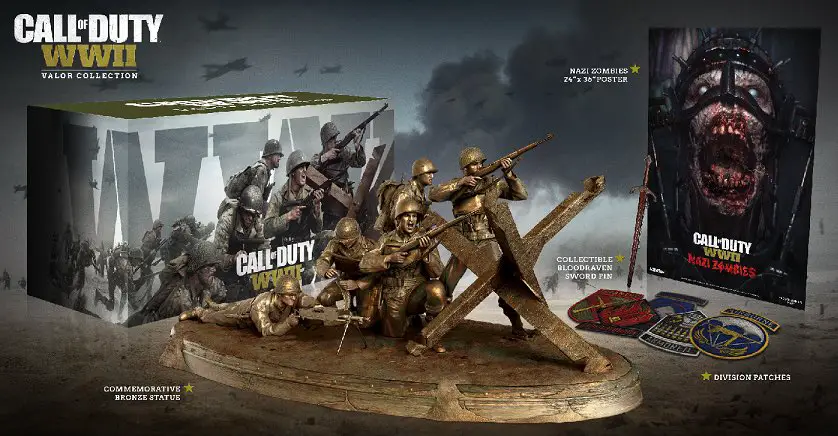 Se revela Call of Duty WW2 Valor Collection Edition que