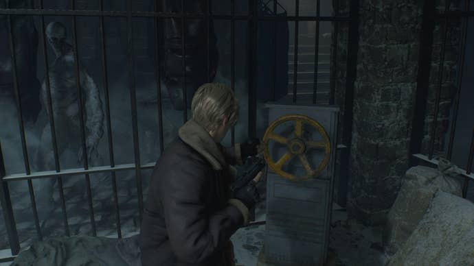 Leon se enfrenta al volante en el remake de Resident Evil 4