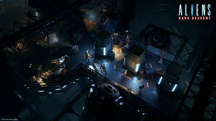 Varios jugadores explorando un área en Alien: The Dark Descent
