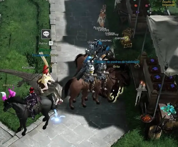 Un grupo de robots a caballo en el Arca Perdida