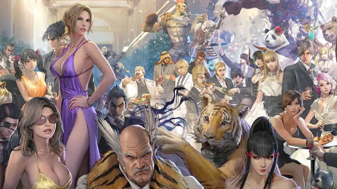Arte recortado oficial de Tekken 7 cuando venda 7 millones de copias en abril de 2021