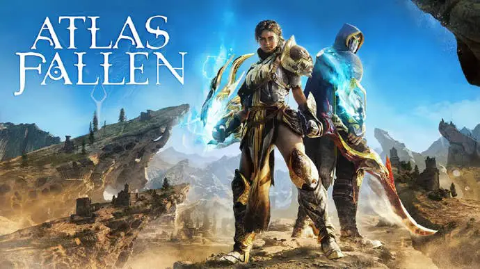 Arte clave de Atlas Fallen de la exhibición oficial de gamescom 2022