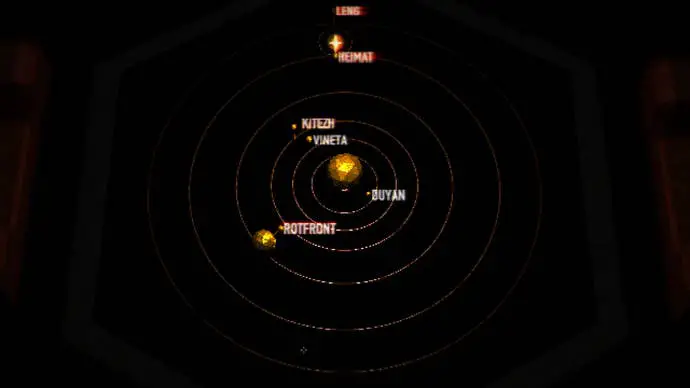 Mapas estelares en Signalis