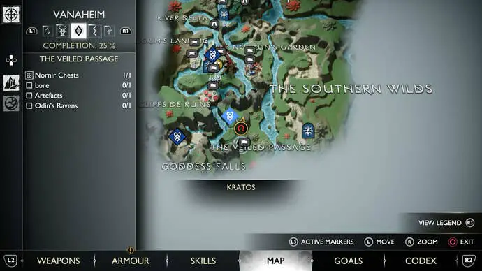 Vista del mapa de la ubicación de Mystic Orb en Ragnarok