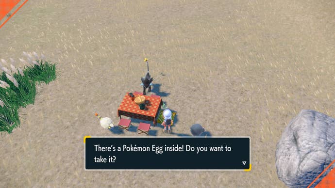 Se encontró un huevo de Pokémon dentro de la canasta de picnic de Pokémon Scarlet y Violet